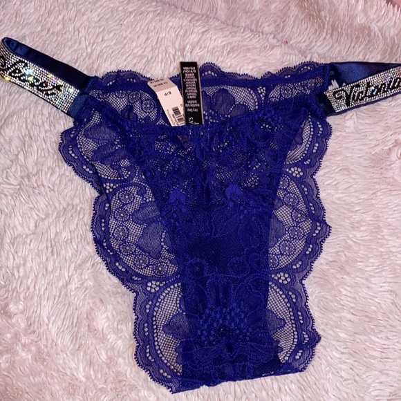 NEW…VICTORIA'S SECRET Blue G-String - Picture 6 of 9